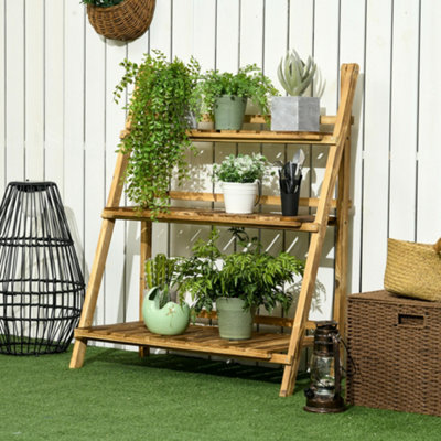 Bamboo Wood Plant Stand Indoor 6 Tier shops Flower Pot Holder Shelf Corner Display Shelving Rack Organizer Shelves Balcony Garden Patio Room