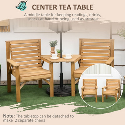 Small table with hole deals in center