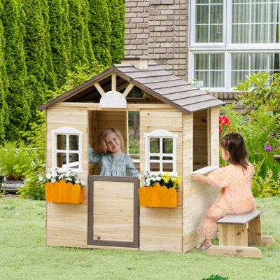 Wooden kids deals house