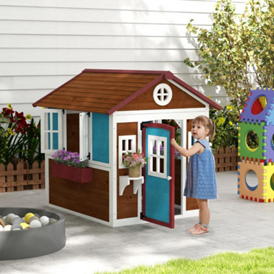 Outdoor playhouse kits clearance