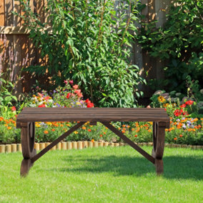 B&q garden benches online wooden