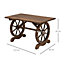 Outsuny Outdoor Coffee Dining Table Patio Display Desk Natural Fir Wood