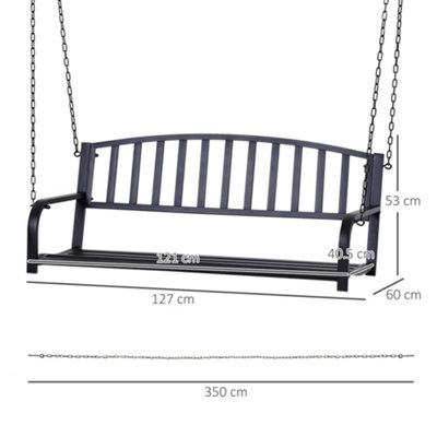 Vintage metal porch swing cheap