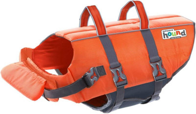 Outward Hound Dog Life jacket Float Coat  Swimming Float Vest Swim Lifejacket Orange Orange - XS