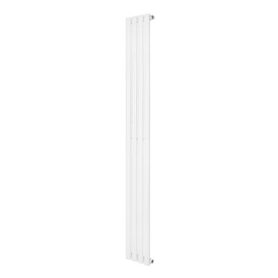 Oval Single Column Radiator 1800 x 240mm Modern Designer Single Panel