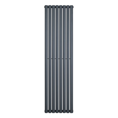 Oval Single Column Radiator 1800 x 480mm Modern Designer Single Panel