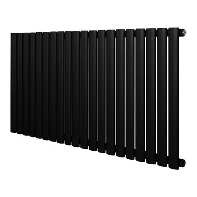 Oval Single Column Radiator 600 x 1200mm Modern Designer Single Panel