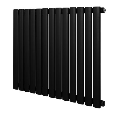 Oval Single Column Radiator 600 x 780mm Modern Designer Single Panel