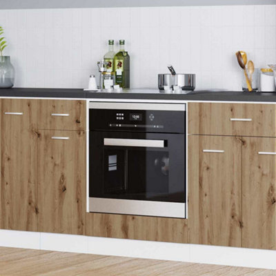 Oven Cabinet Artisan oak 60 x 46 x 81.5 cm Engineered wood