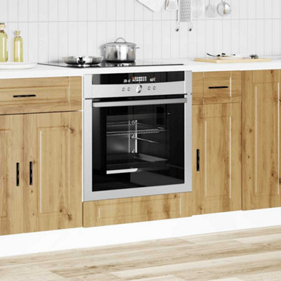 Oven Cabinet Porto Artisan Oak Engineered Wood
