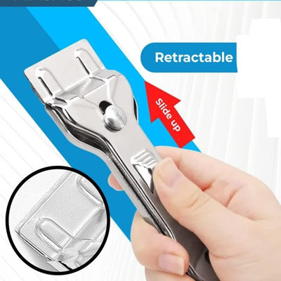 Oven Glass & Hob Scraper Cleaning Tool Multi-Purpose Non-Scratch Cleaner for Cleaning Grease, Paint, Labels, Stickers, Limescales