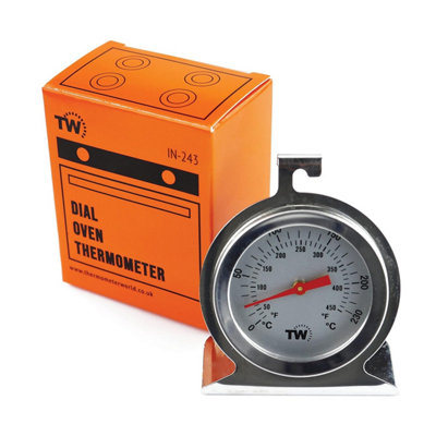Oven Thermometer for Inside Oven - Dial Oven Temperature Gauge for Gas, Electric and Fan Ovens