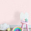 Over the Rainbow Stars and Moons Wallpaper Pink Holden 90981