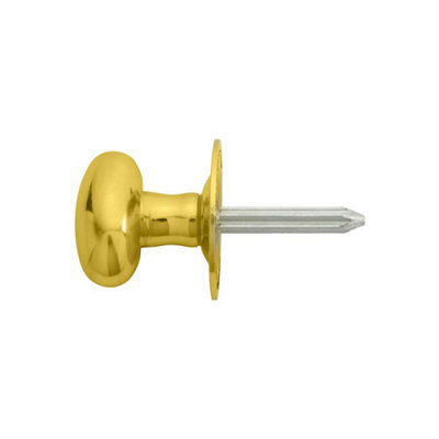 Over Thumbturn Rack Bolt AA33 Polished Brass