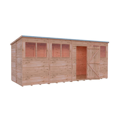 Overlap 16x6ft Pent with a single door