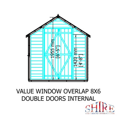 Overlap 8 x 6 DD Value With Window - 8