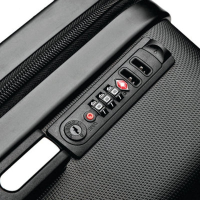 Overlapping Coloured Diagonal Lines Suitcase - Cabin