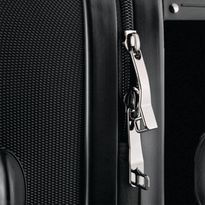 Overlapping Coloured Diagonal Lines Suitcase - Cabin