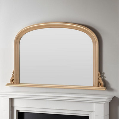 Overmantle Gold Classic Mirror 122(w) x 77cm(h)