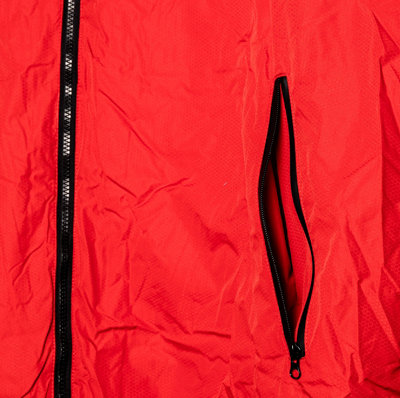 Oversized Adult Waterproof Active Robe with Fleece Lining and Travel ...