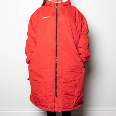 Oversized Adult Waterproof Active Robe with Fleece Lining and Travel ...
