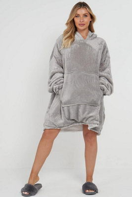  Blanket Hoodie, Oversized Hoodie Blanket, Sherpa & Fleece  Wearable Blanket Hoodies For Women & Men, Comfy & Fluffy Hooded Blankets,  Adult Lightning