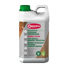 Owatrol Compo-Clean Cleaner and Degreaser for Composite Wood - 2.5 Litre