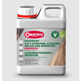 Owatrol Prepdeck 3in1 Stripper, Cleaner & Remover 1L