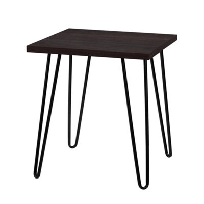 Owen Retro End Table in Espresso Colour