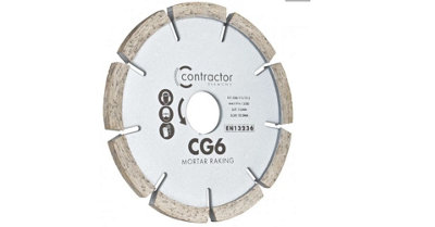 Ox Contractor Diamond Blade Mortar Raking 125-22.23mm