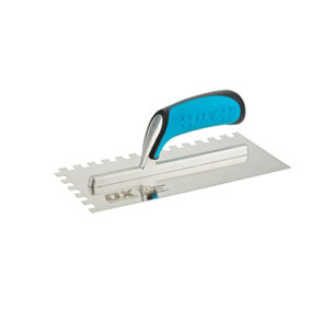 OX Pro 10mm Notched Tiling Trowel - 115 x 280mm / 11in