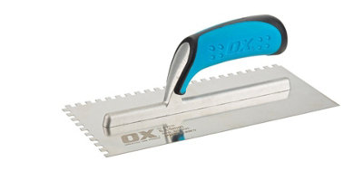 OX Pro 6mm Notched Tiling Trowel - 115 x 280mm / 11in