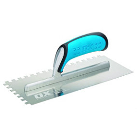 OX Pro 8mm Notched Tiling Trowel - 115 x 280mm / 11in
