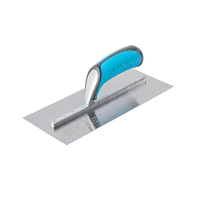 OX Pro Carbon Steel Plasterers Trowel for Finishing Skimming Rendering ...