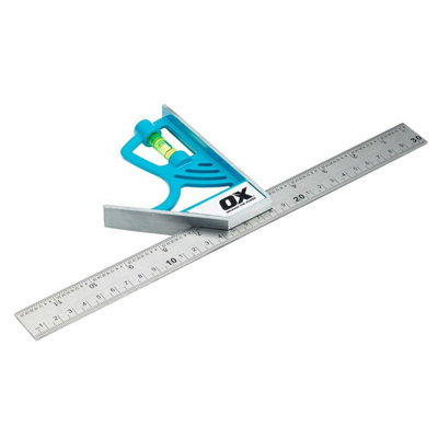 Ox Pro Magnetic Combination Square 12" (300mm) OX-P504530