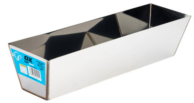 OX Pro Stainless Steel Plasterer Mud Pan, 355mm / 14"