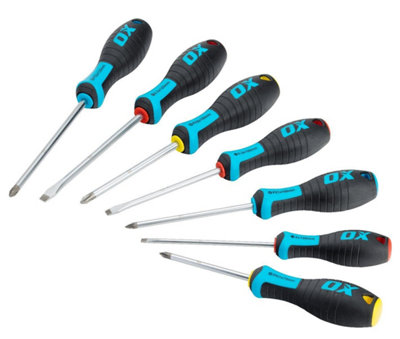 Ox Pro Tough Screwdriver Set (7 Pieces) OX-P363107