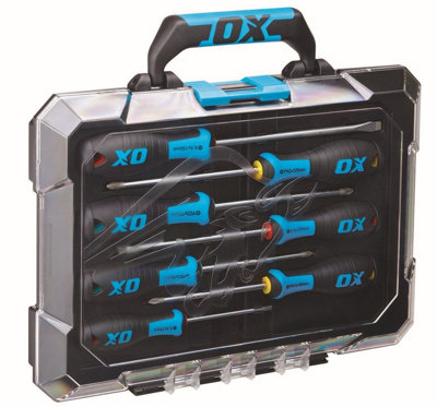 Ox Pro Tough Screwdriver Set with Hard Case (7 Pieces) OX-P360207