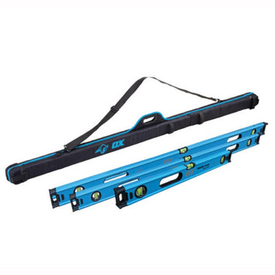 OX Pro Trade Box Beam 4 Piece Level Pack 6ft 4ft 2ft + 6ft Ox Spirit ...