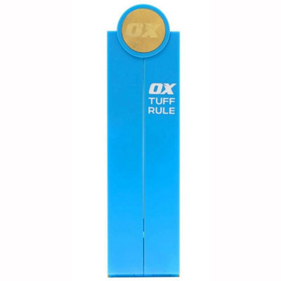 OX Tools Pro Blue Tuff Folding Rule Angle Finder Stud Spacing 600mm OX ...