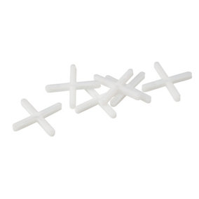 OX Trade Cross Shaped Tile Spacers (250 pcs) - 3mm