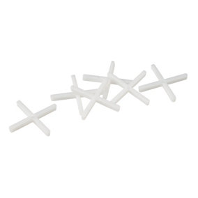 OX Trade Cross Shaped Tile Spacers (250 pcs) - 4mm