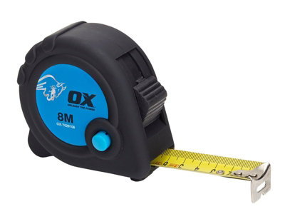 OX Trade Metric Only Tape Measure - 8m