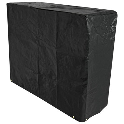 Oxbridge Large Barbecue Cover 120g/M2 PE BLACK