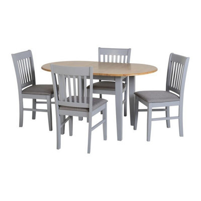 Oxford 2 Grey Fabric Chairs priced per pair