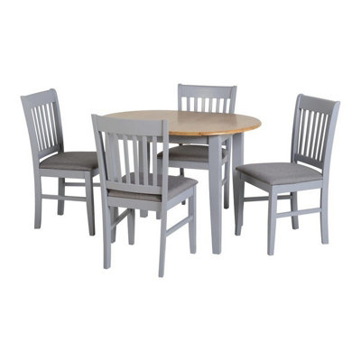 Oxford 2 Grey Fabric Chairs priced per pair