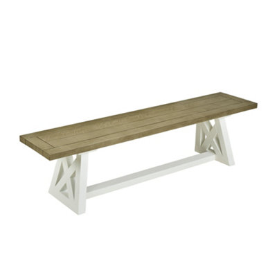 Oxford Bench, Wooden Dining Bench Seat 180cm