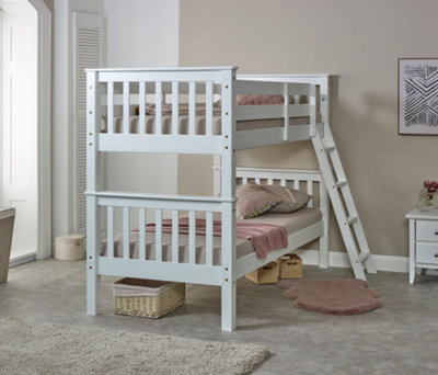 Oxford Bunk Bed -3'0 Single White