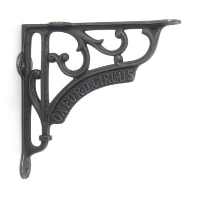 Oxford Circus Victorian Style Shelf Brackets 150mm x 150mm / 6" x 6" - Pair of Brackets - 3