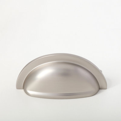 Oxford Cup Pull Handle in Satin Nickel - box of 10